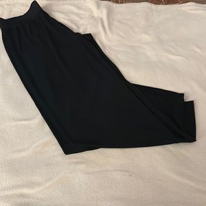 Wide leg stretch dress pants